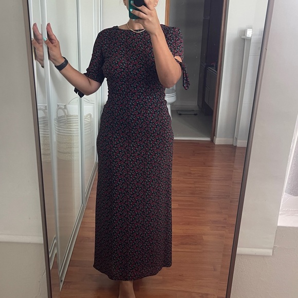 Reformation Amsterdam Long Dress - Size 4 - Floral Print - Picture 4 of 7